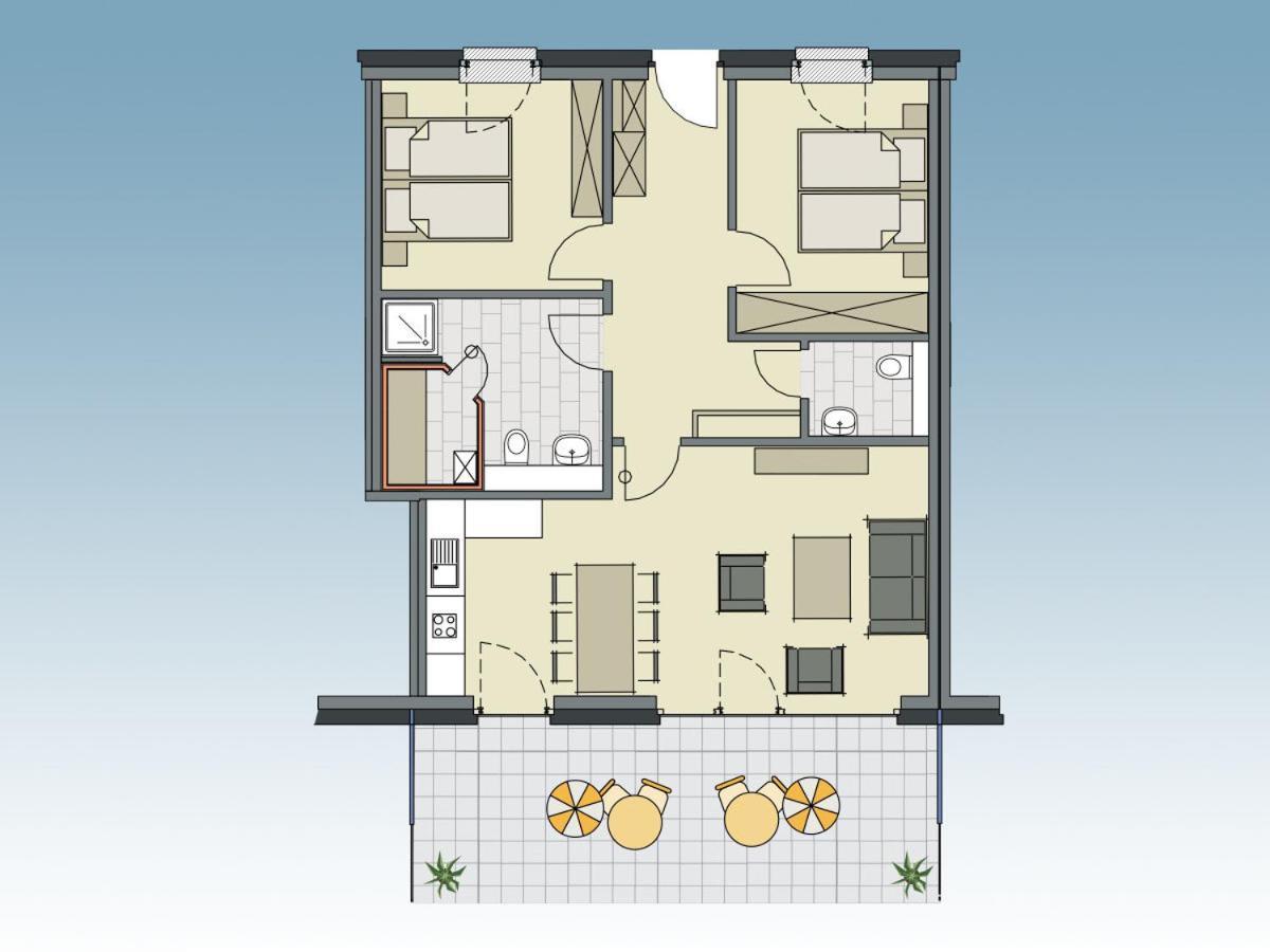 Apartment 5 Sterne Penthouse Deichsuite